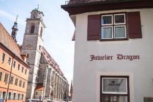 Juwelier Dragon mit Münster St. Georg Dinkelsbühl