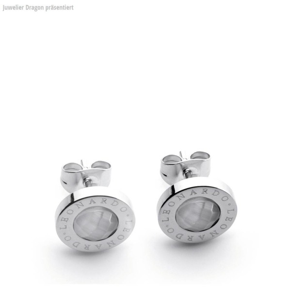 LEONARDO Schmuck Ohrstecker weiß Matrix 011251