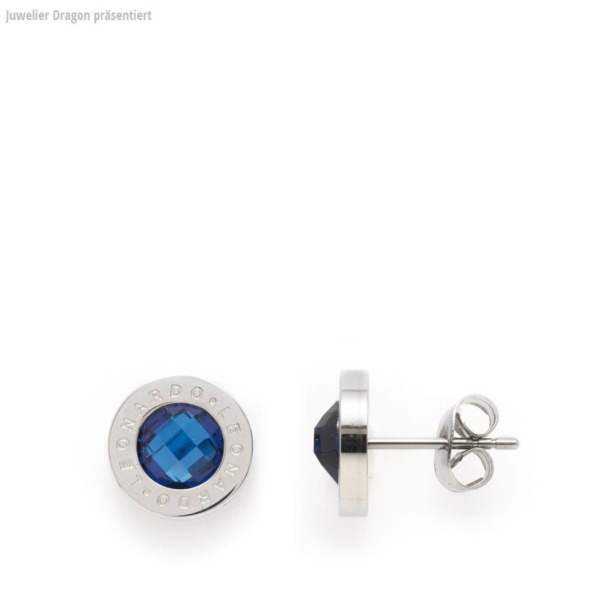 LEONARDO Schmuck Ohrstecker blau Matrix 013986