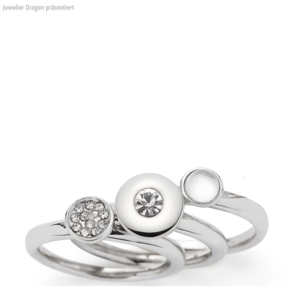 LEONARDO Schmuck Set/3 Ring 19 Alexia 016515