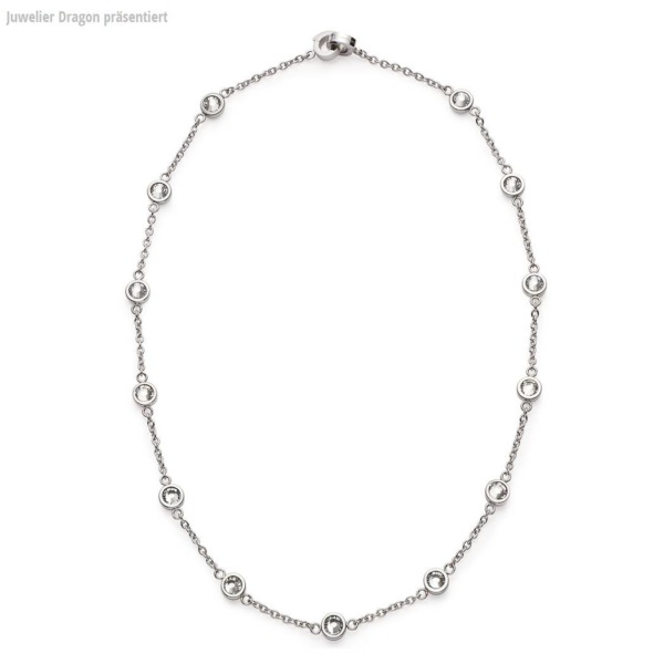 LEONARDO Schmuck Halskette klein klar Essenza 016630