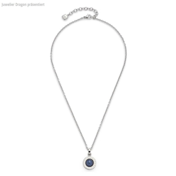 LEONARDO Schmuck Halskette blauschwarz Matrix 016681