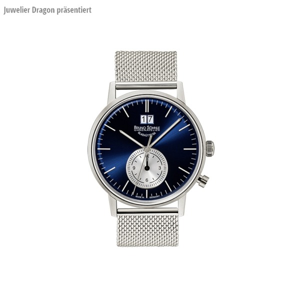 Bruno Söhnle Glashütte SA Stuttgart GMT Ref. 17-13180-340