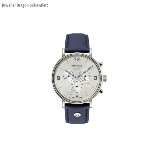 Bruno Söhnle Glashütte SA Frankfurt Chronograph Ref. 17-13186-263