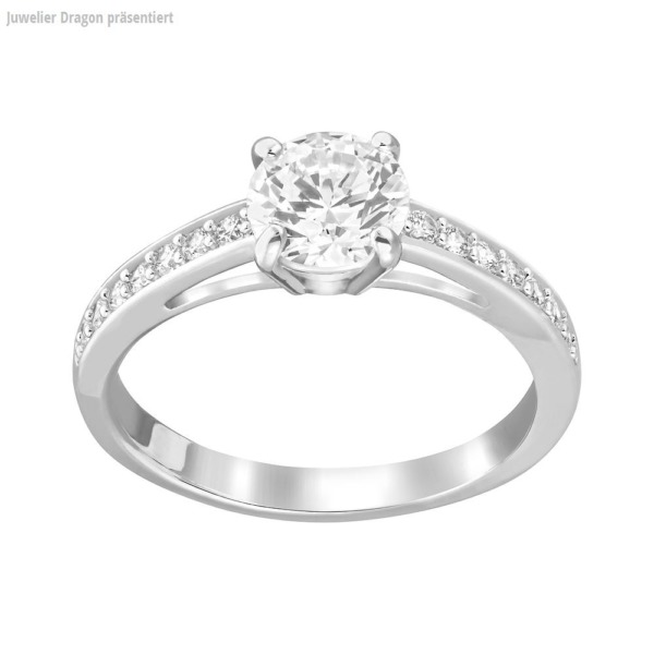 SWAROVSKI Schmuck Ring 5032920 ATTRACT:RING RND CZWH/RHS