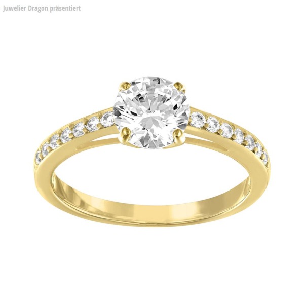 SWAROVSKI Schmuck Ring 5112157 ATTRACT:RING CZWH/CRY/GOS RND