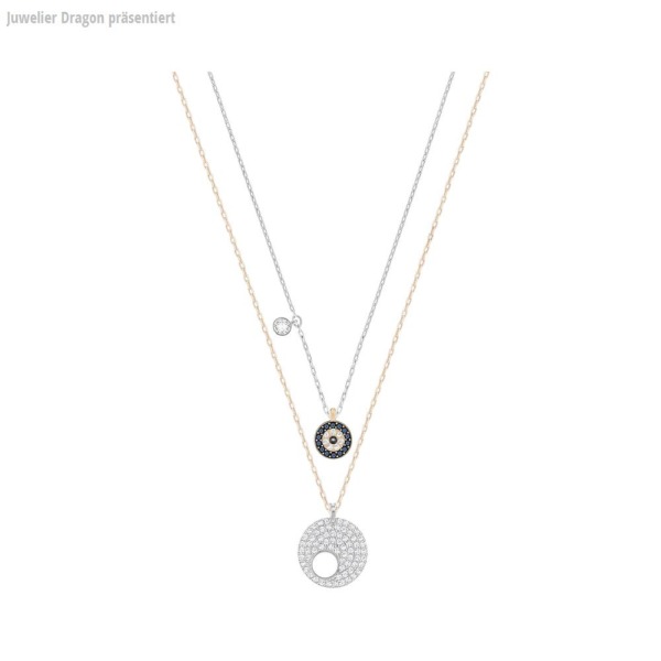 SWAROVSKI Schmuck Anhänger mit Halskette 5272243 CRY WISHES:ANHAENGER EVIL EYE MONT/CRY/MIX