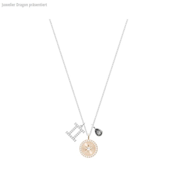 SWAROVSKI Schmuck Anhänger mit Halskette 5349217 STERNZEICHEN:ANHAENGER ZWILLING CRYSINI/RHS