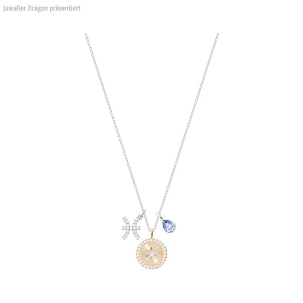 SWAROVSKI Schmuck Anhänger mit Halskette 5349219 STERNZEICHEN:ANHAENGER FISCHE DEBL/CRY/RHS
