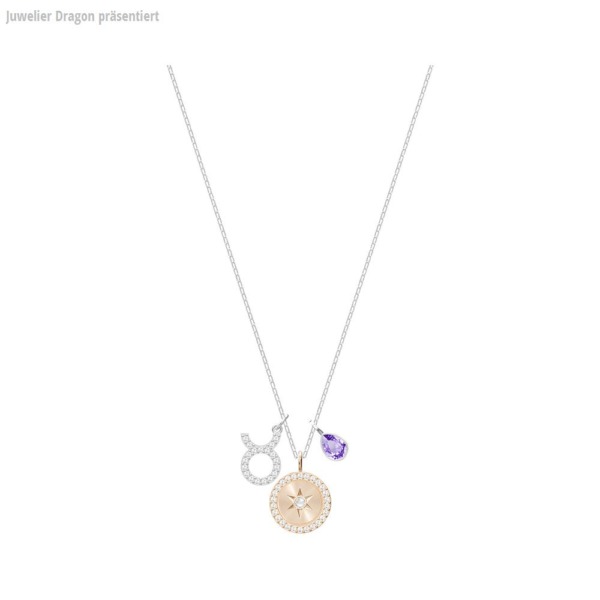 SWAROVSKI Schmuck Anhänger mit Halskette 5349223 STERNZEICHEN:ANHAENGER STIER TNZE/CRY/RHS