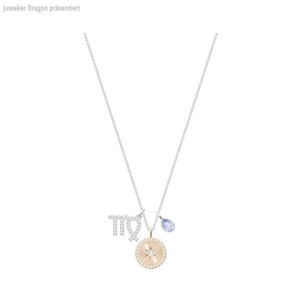 SWAROVSKI Schmuck Anhänger mit Halskette 5349224 STERNZEICHEN:ANHAENGER JUNGFRAU PRLA/CRY/RHS