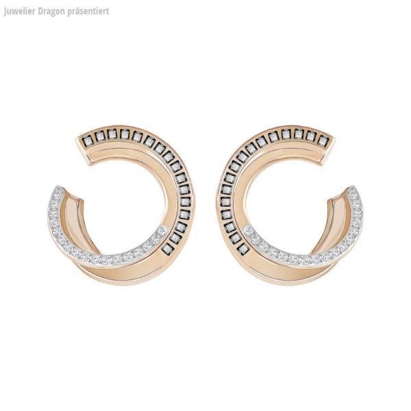 SWAROVSKI Schmuck Ohrstecker mit Halskette 5350662 HERO:OHRSTECKER HOOP CRYSINI/ROS