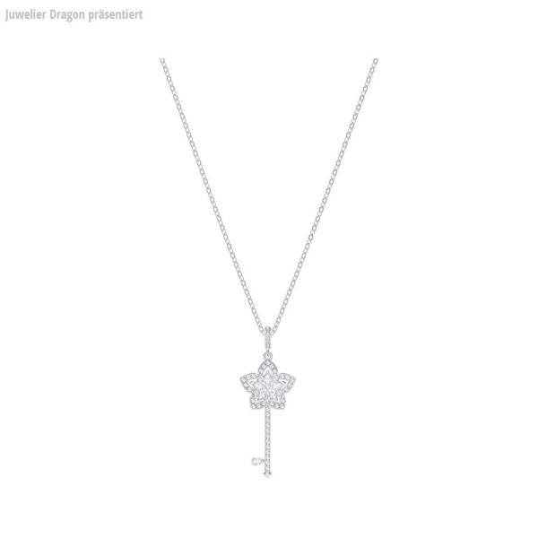 SWAROVSKI Schmuck Anhänger mit Halskette 5365276 LADY:ANHAENGER KEY CZWH/CRY/RHS