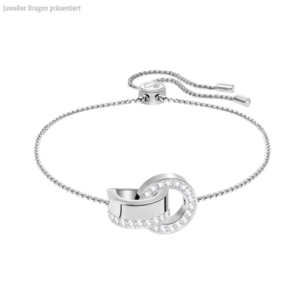 SWAROVSKI Schmuck Armband 5373969 HOLLOW:ARMBAND CRY/RHS M Länge: 2,5 - 24 cm
