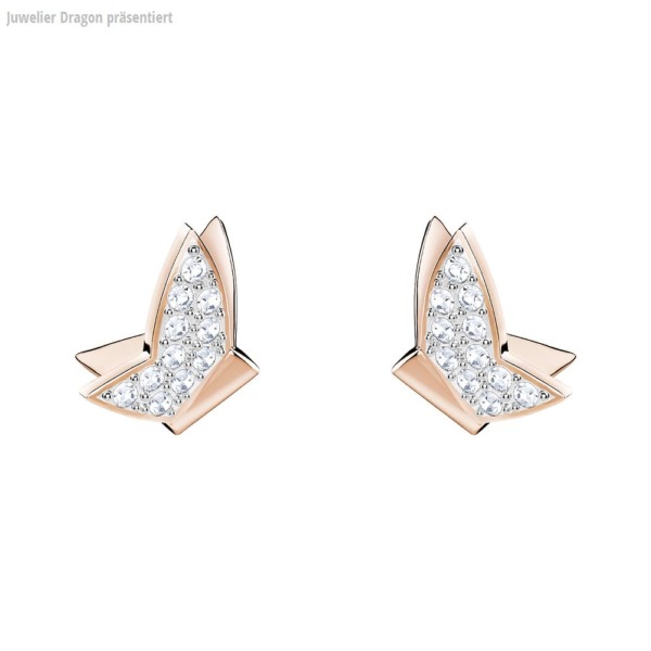 SWAROVSKI Schmuck Ohrstecker mit Halskette 5382367 LILIA:OHRSTECKER FIG CRY/ROS