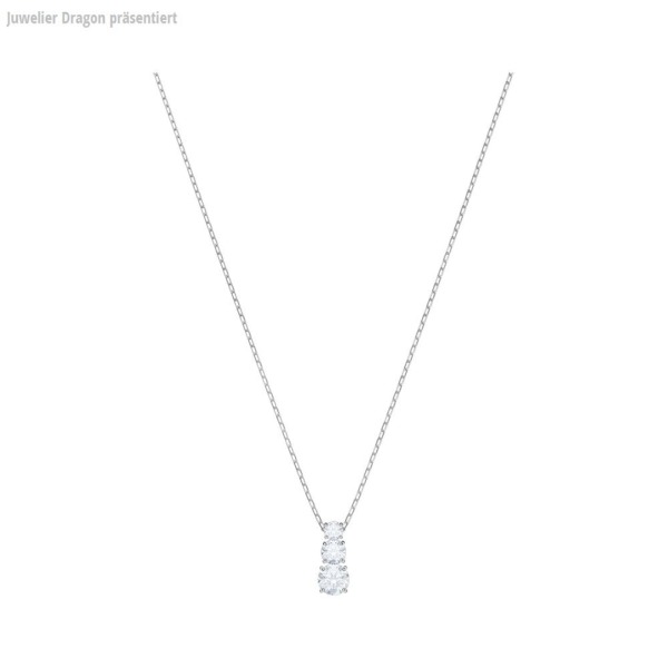 SWAROVSKI Schmuck Anhänger mit Halskette 5414970 ATTRACT TRILOGY:ANHAENGER RND CZWH/RHS