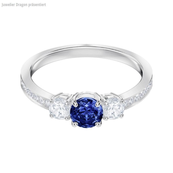 SWAROVSKI Schmuck Ring 5416152 ATTRACT TRILOGY:RING RND CZSAP/RHS