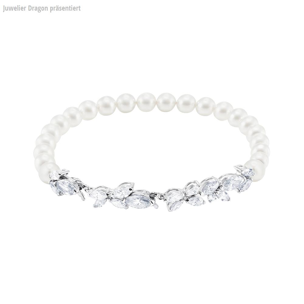 SWAROVSKI Schmuck Armband 5422684 LOUISON PEARL ARMBAND CRY CZWH RHS M Lange 17 cm