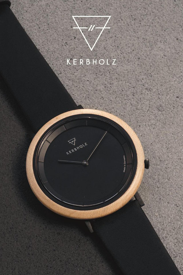 kerbholz-slim Kerbholz Uhr slim