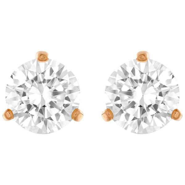 SWAROVSKI Schmuck Ohrstecker mit Halskette 5112156 SOLITAIRE:OHRSTECKER CZWH/ROS