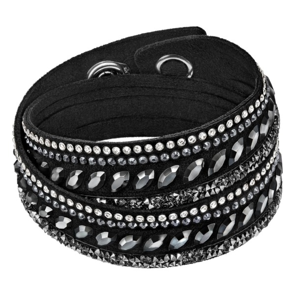 SWAROVSKI Schmuck Armband 5225974 SLAKE PULSE:ARMBAND ROCK DMUL/STS BK M Länge: 36 cm