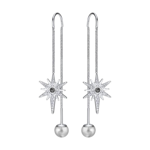 SWAROVSKI Schmuck Ohrstecker mit Halskette 5230603 FANTASTIC:OHRSTECKER KETTE DMUL/RHS