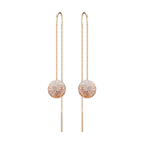 SWAROVSKI Schmuck Ohrstecker mit Halskette 5238110 FUN:OHRSTECKER KETTE LMUL/ROS