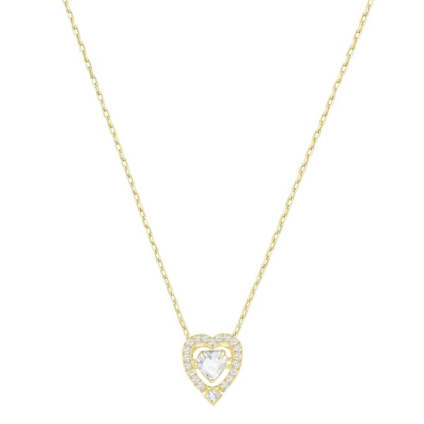 SWAROVSKI Schmuck Halskette 5284190 SPARKLING DC:HALSKETTE HRT CZWH/CRY/GOS