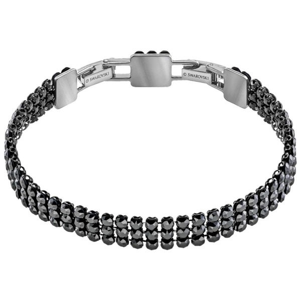 SWAROVSKI Schmuck Armband 5363517 FIT:ARMBAND SOFT JET HEM/RUS M Länge: 16,5 cm