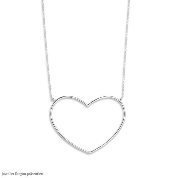 Halskette XENOX XS1767 silberfarben Herz