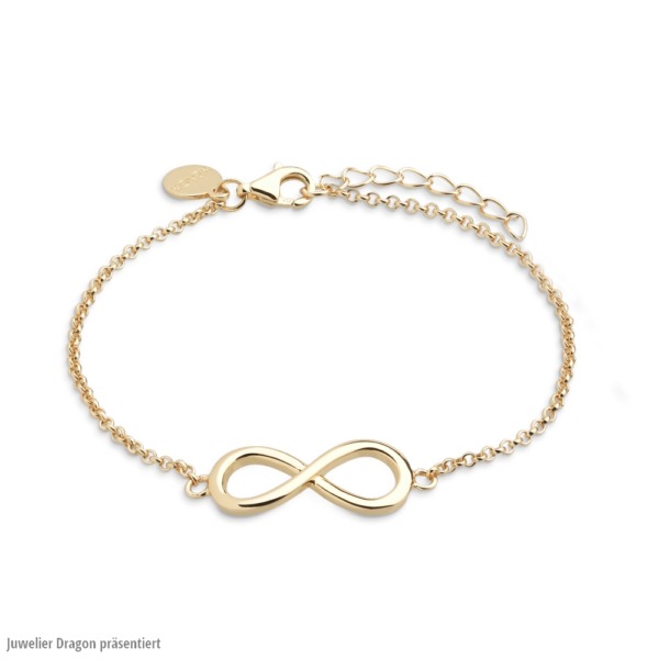 Armband XENOX XS2764G goldfarben Infinity