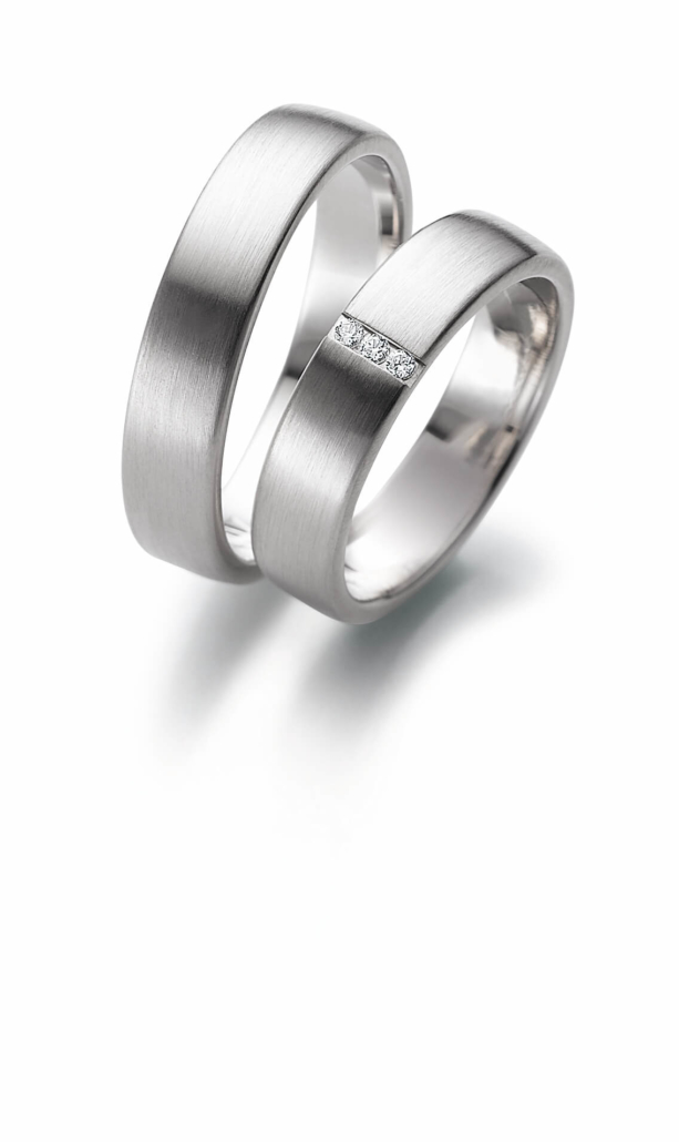 Eheringe aus Platin