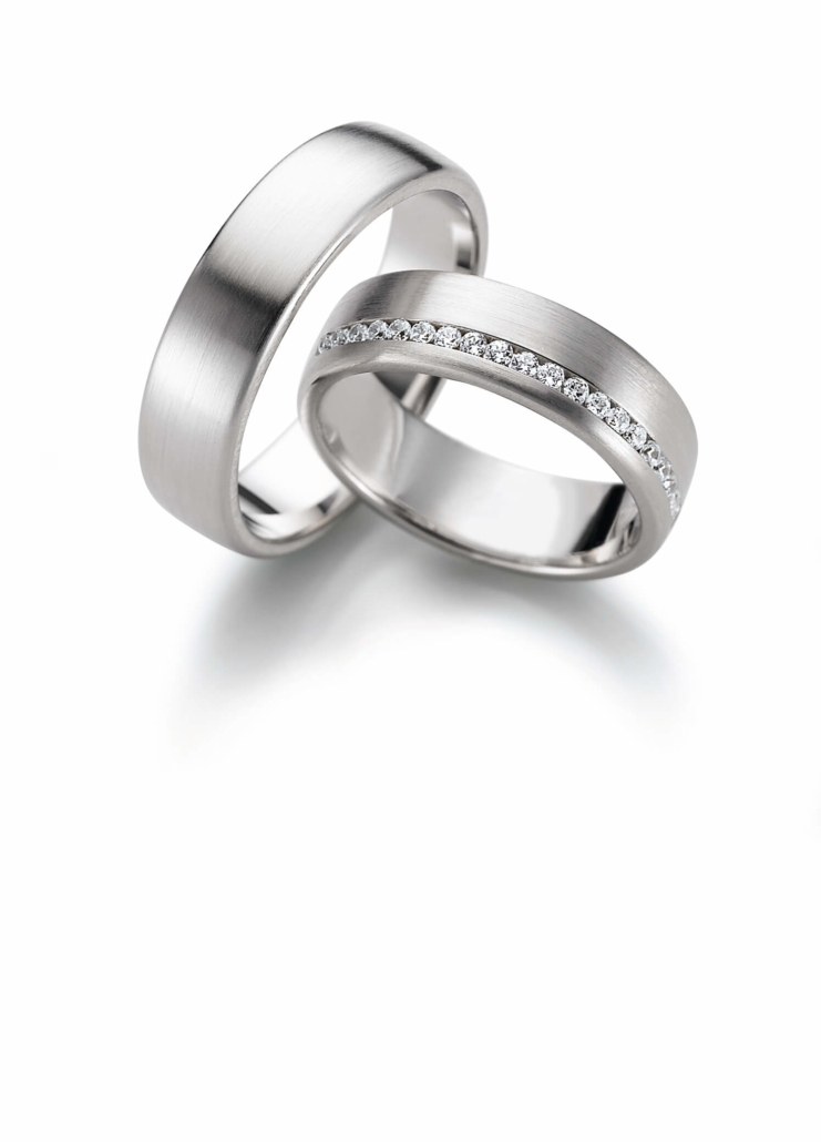 Eheringe aus Platin