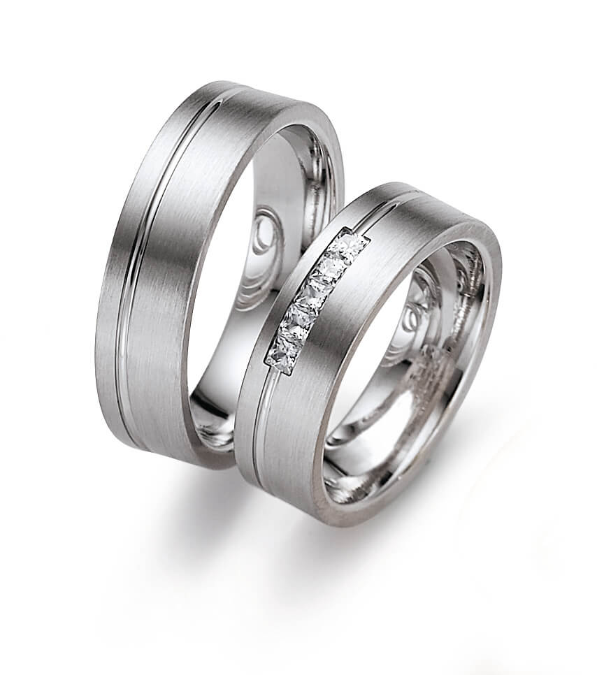 Eheringe aus Platin