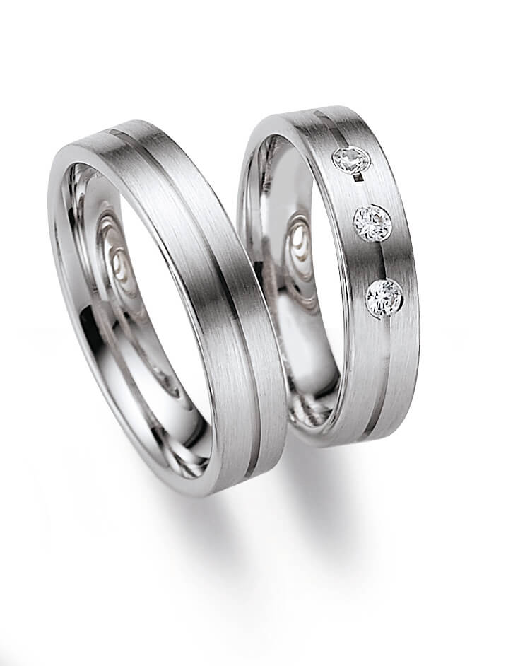 Eheringe aus Platin