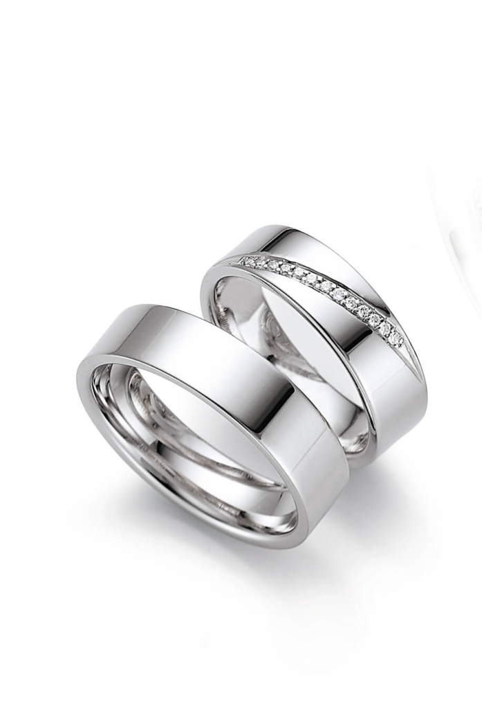 Eheringe aus Platin