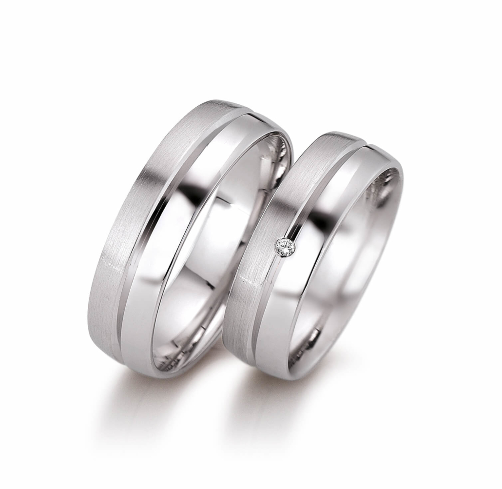 Eheringe aus Platin
