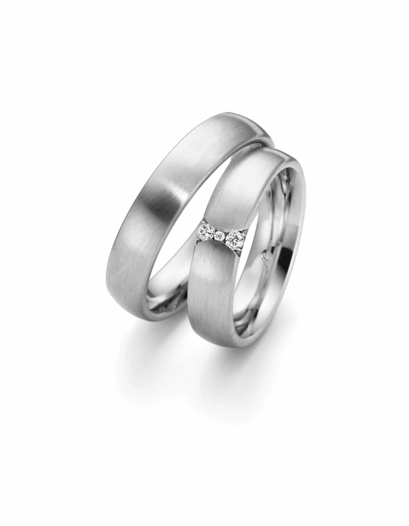 Eheringe aus Platin