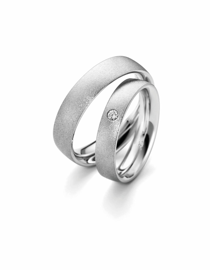 Eheringe aus Platin