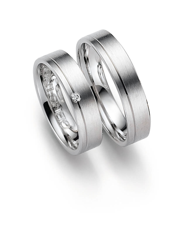 Eheringe aus Platin