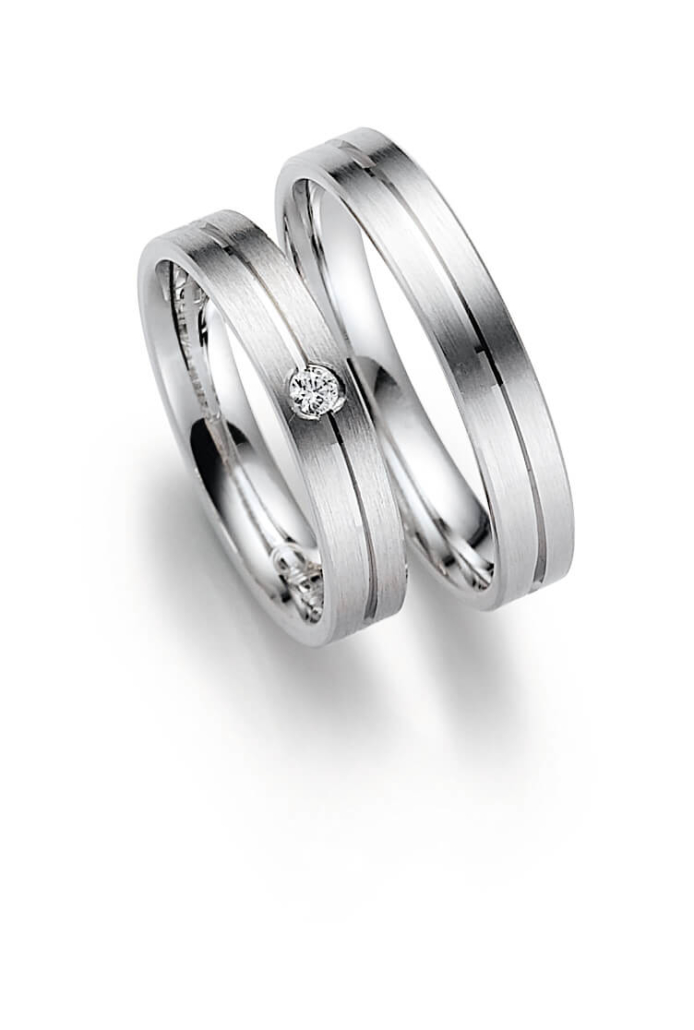 Eheringe aus Platin