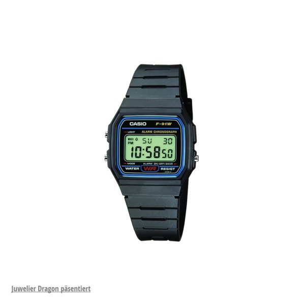 CASIO Collection Men Armbanduhr Ref. F-91W-1YEG