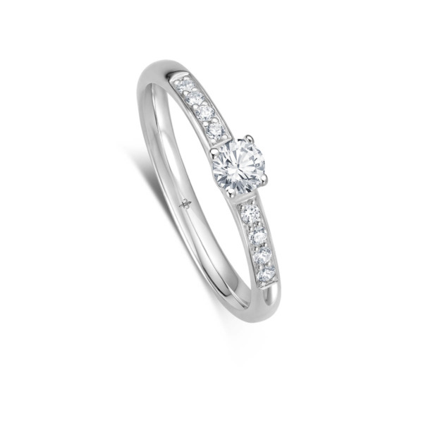 Verlobungsring Gold Weissgold 585 Brillant TV000016W-1-1