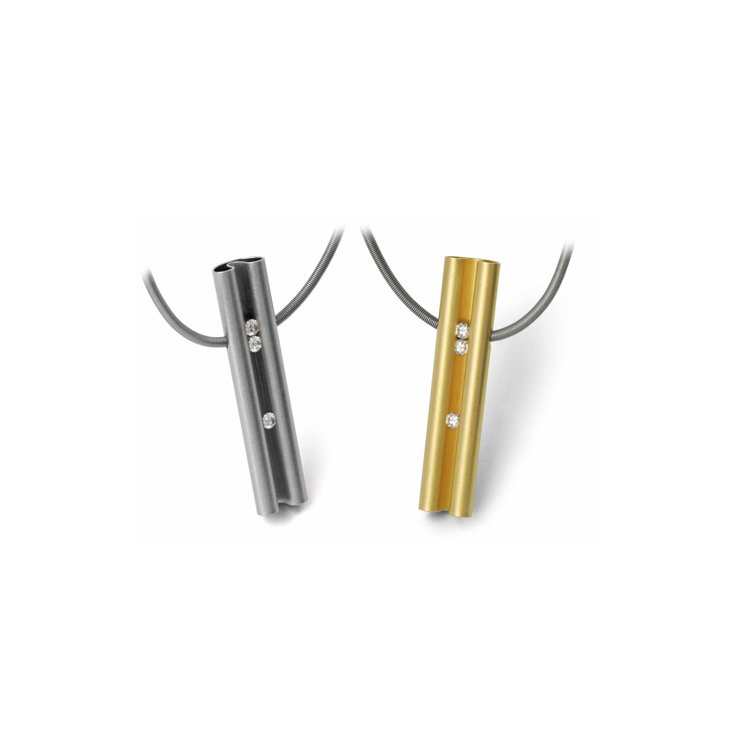 Schmuck Anhänger Gold 750 Brillanten Diamanten