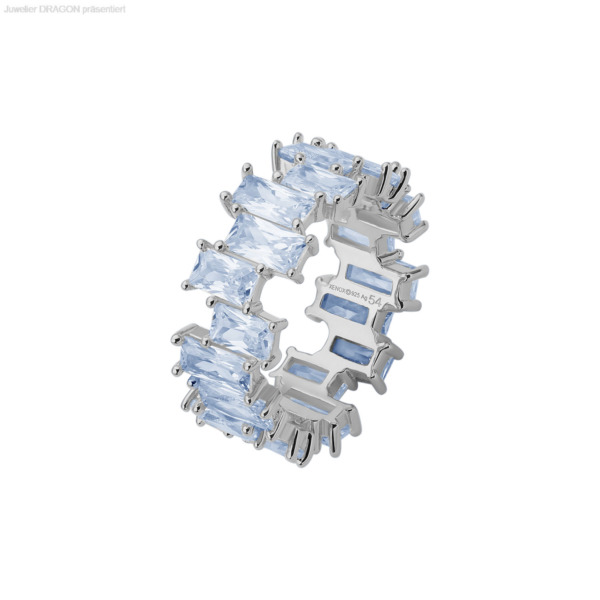 XENOX XS1947 Ring Silber 925/- blaue Zirkonia DAMEN
