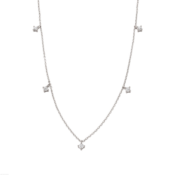 XENOX XS2036 Halskette Silber 925/- Zirkonia 40-45cm DAMEN