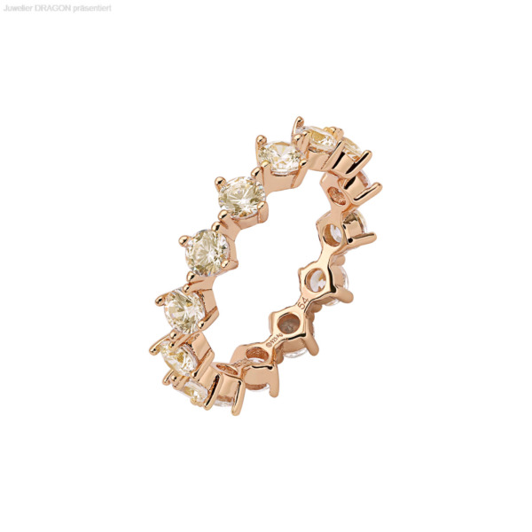 XENOX XS2038R Ring Silber 925/- rosé Zirkonia DAMEN