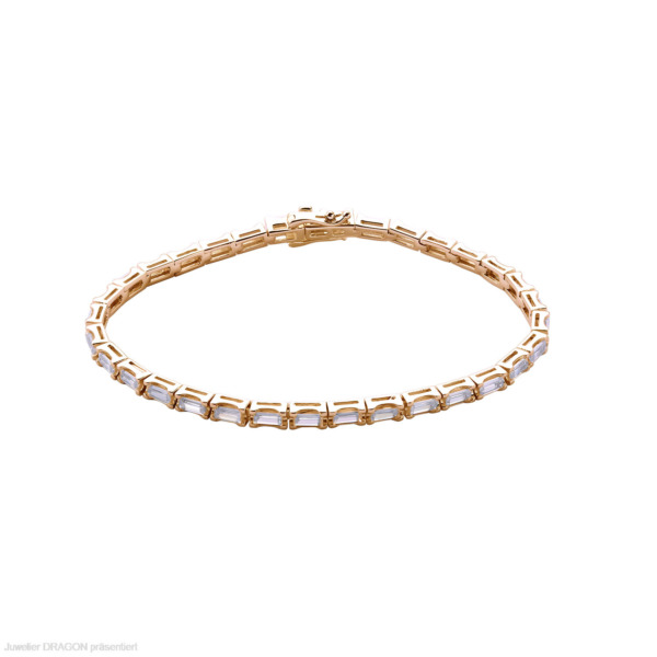 XENOX XS2045G Armband Silber 925/- vergoldet Zirkonia DAMEN
