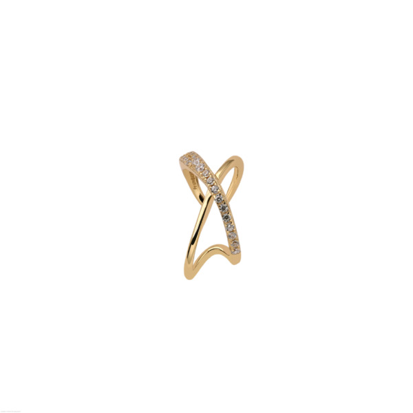 XENOX XS2127G Ohrstecker Silber 925/- vergoldet Zirkonia DAMEN