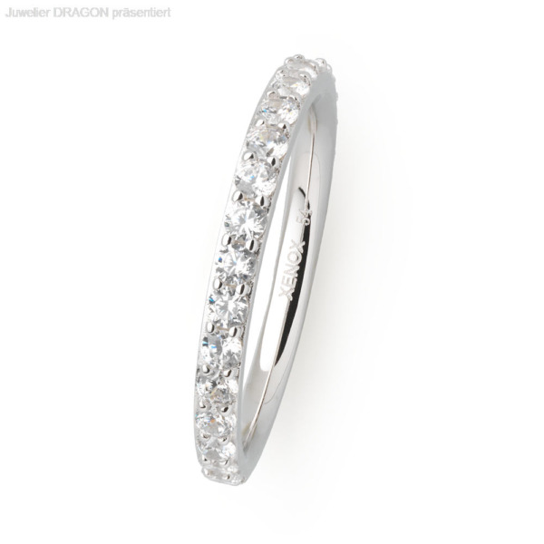 XENOX Damen Ring Silber 925 Zirkonia XS7357